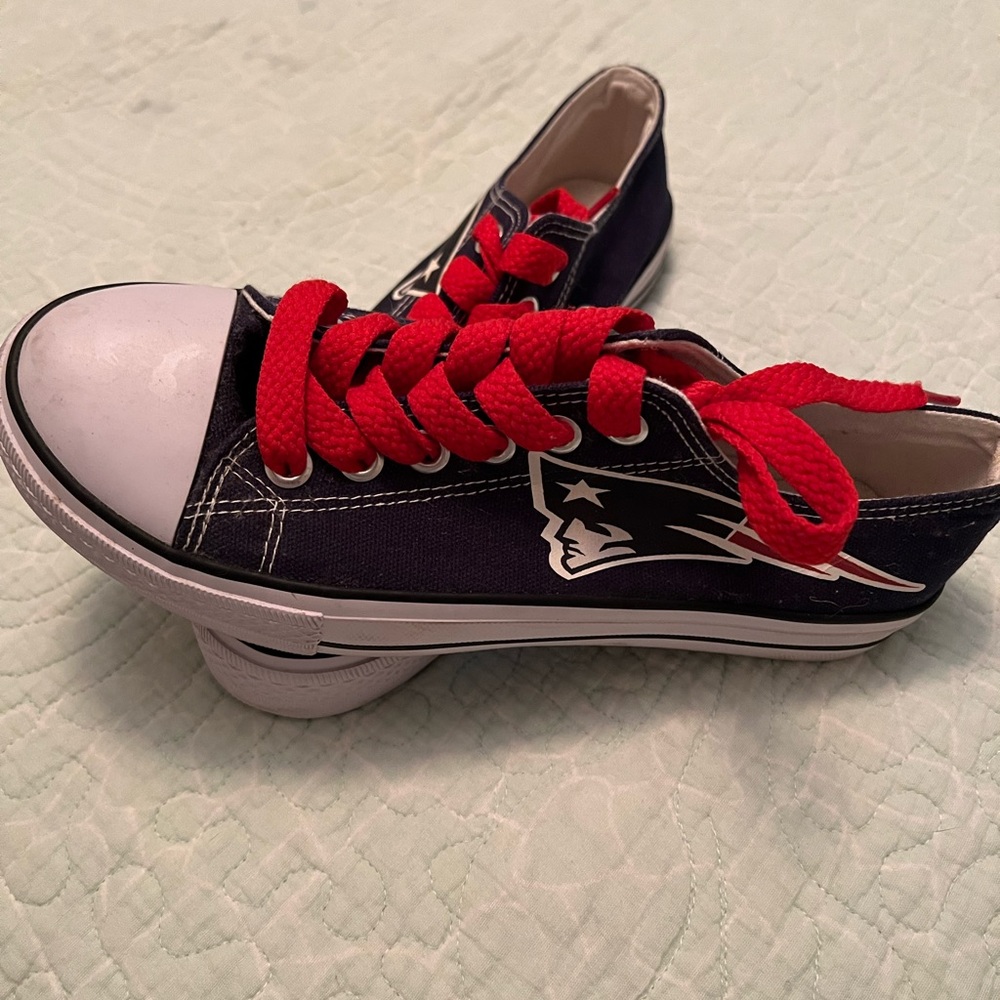 New England Patriots Sneakers.  Women Size 8